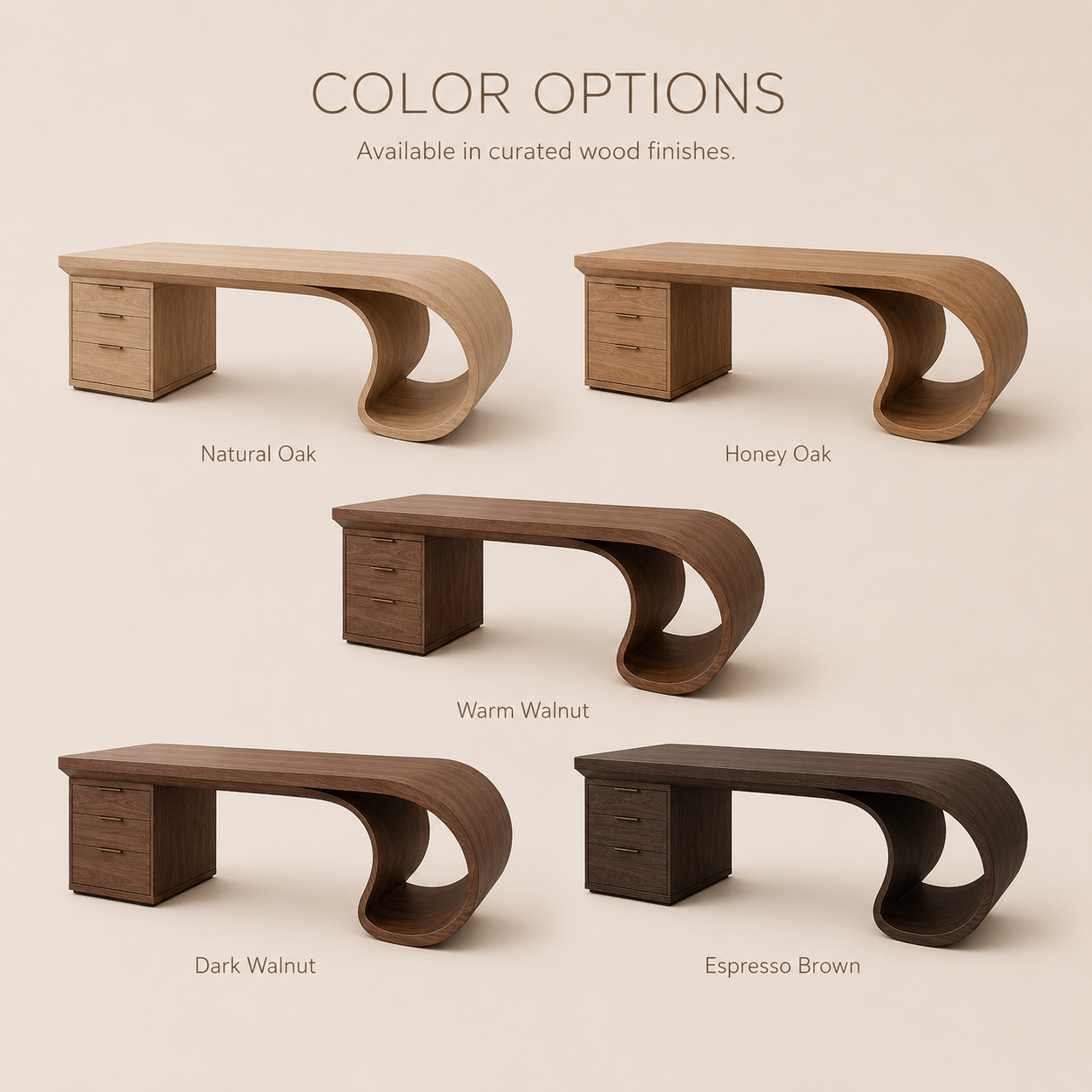 Isla Statement Home Office Desk - Design 004 - product image 09