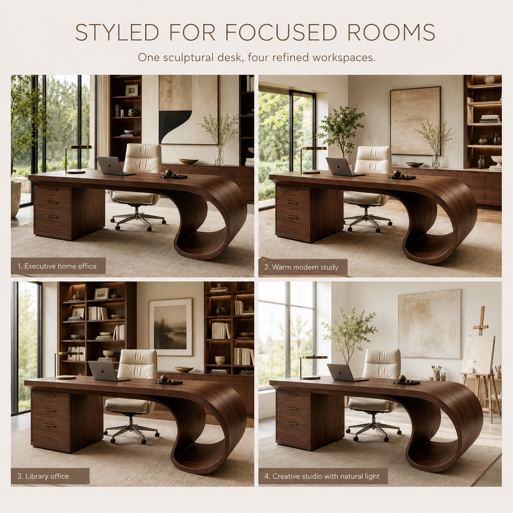 Isla Statement Home Office Desk - Design 004 - product image 11