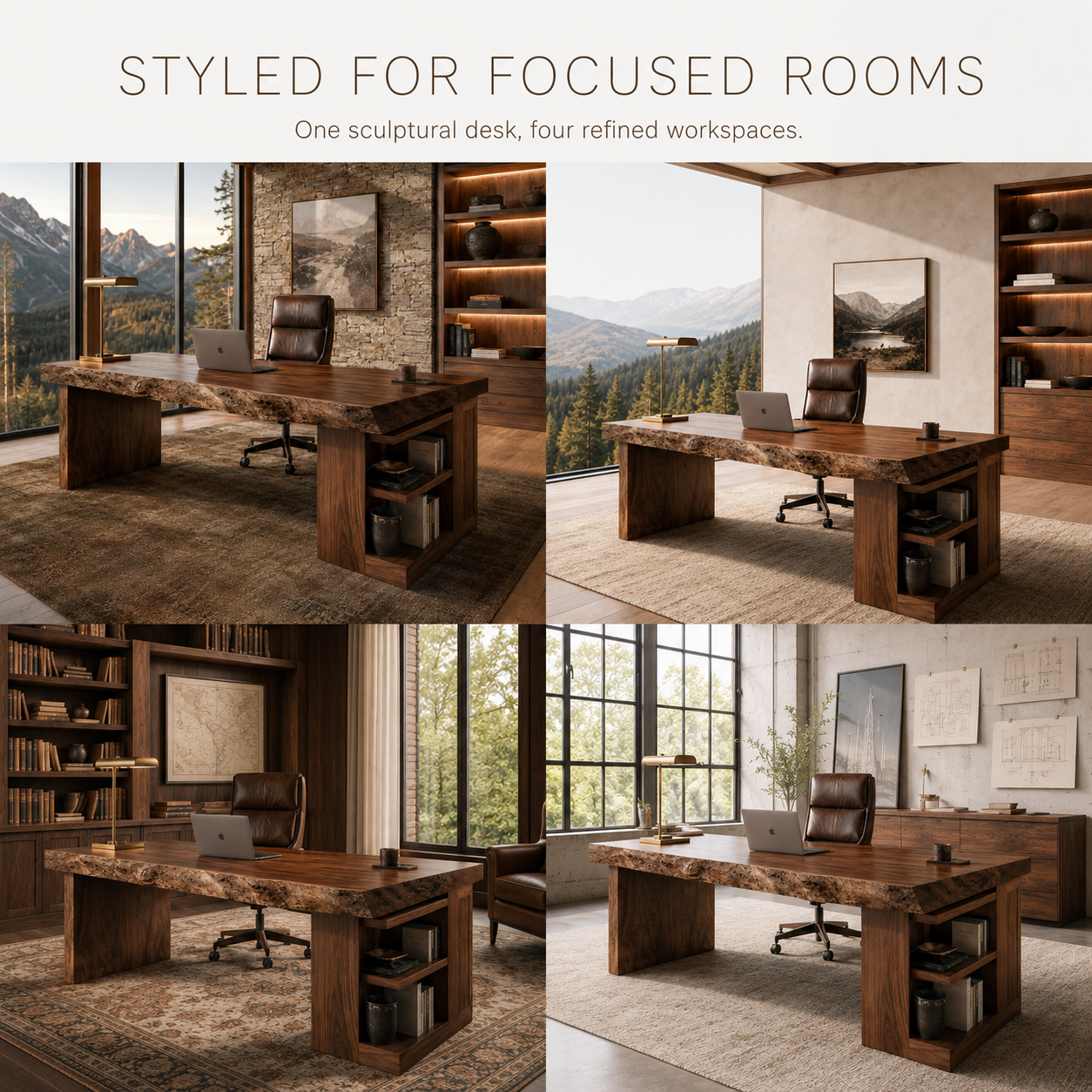Soren Solid Wood Executive Desk - Design 005 - product image 10