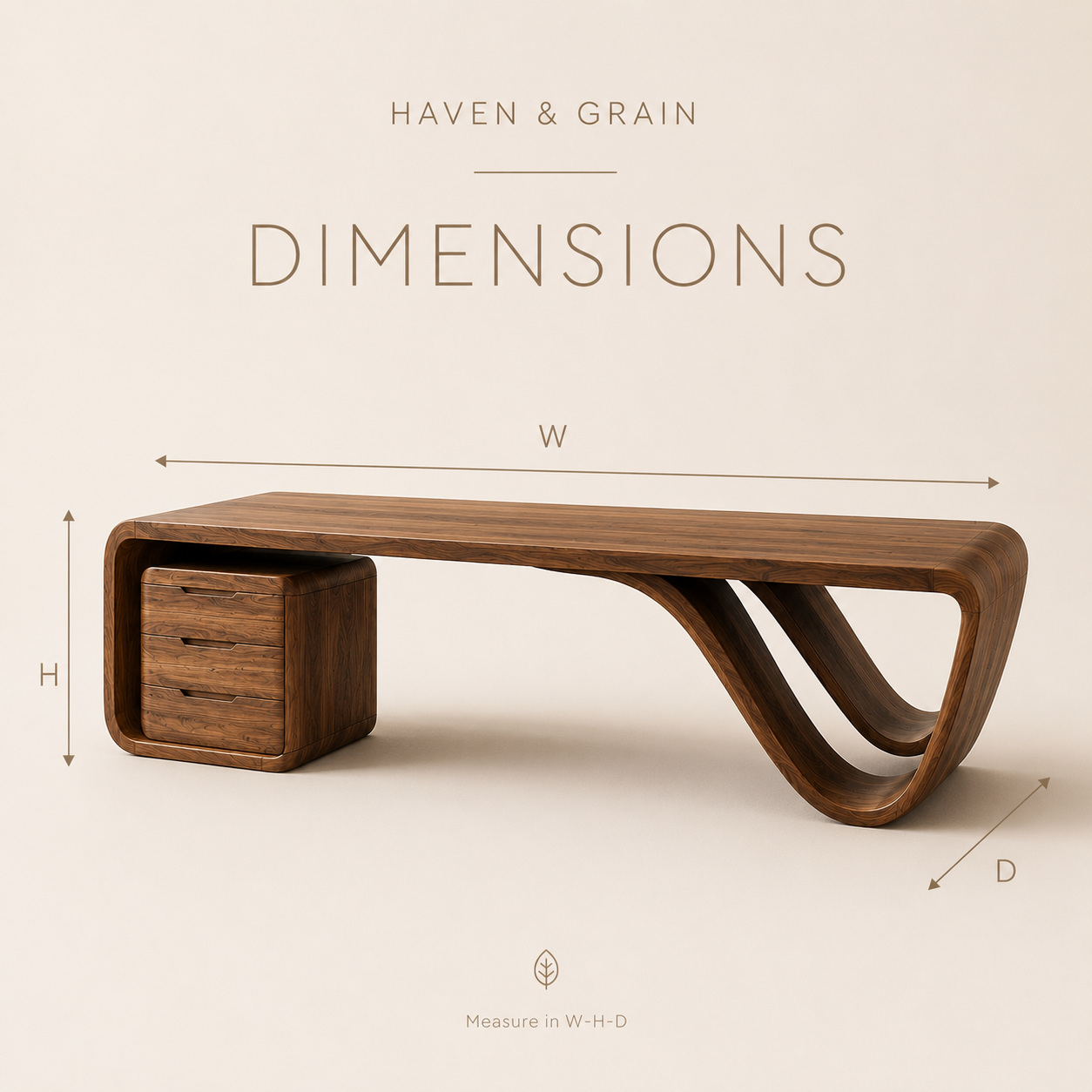 Veyra Soft Curve Desk - Design 007 - product image 08