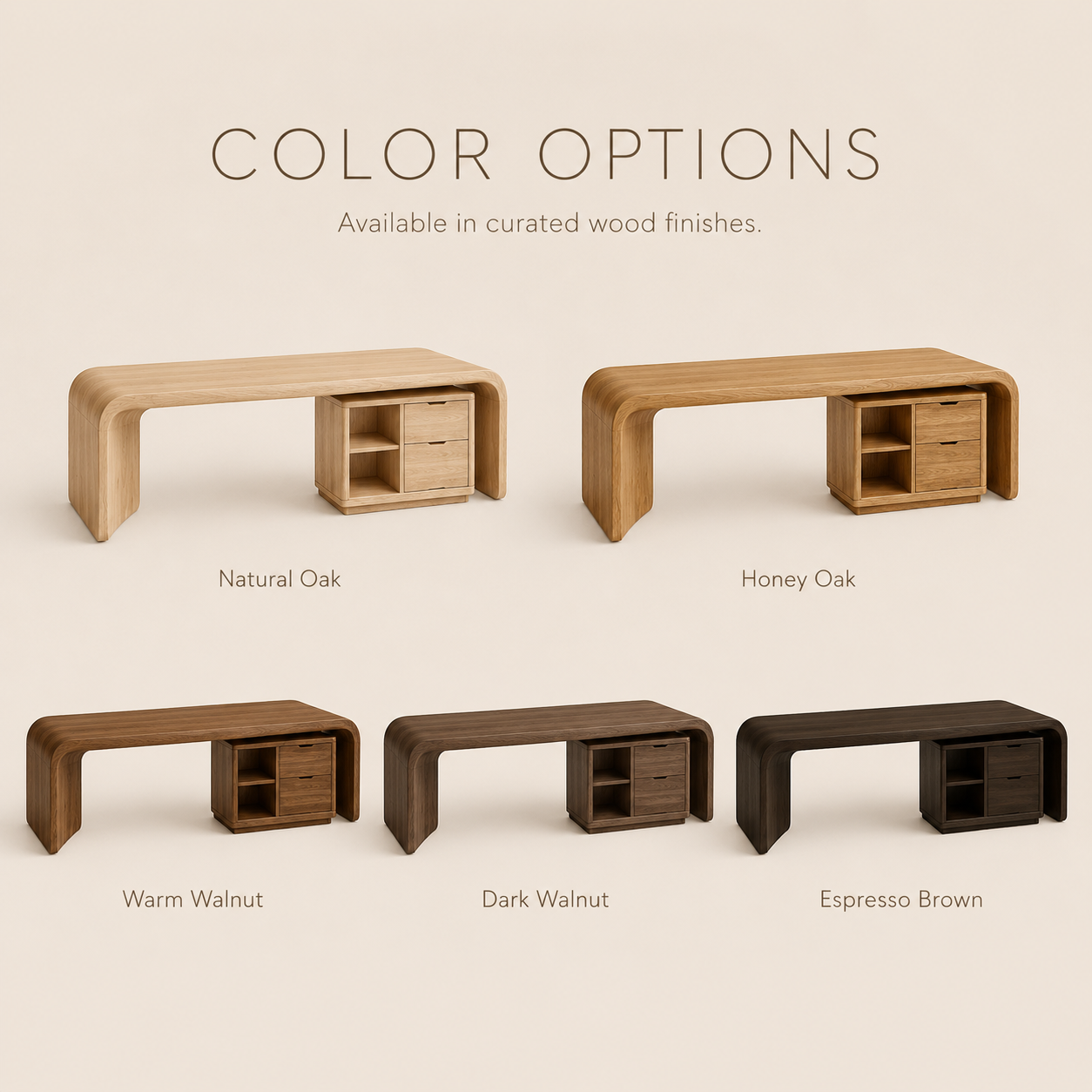 Liora Sculptural Study Desk - Design 009 - product image 11