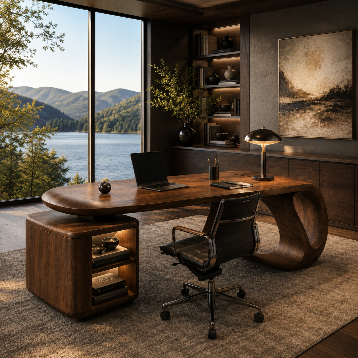 Darian Portal Executive Desk - Design 010 - main view