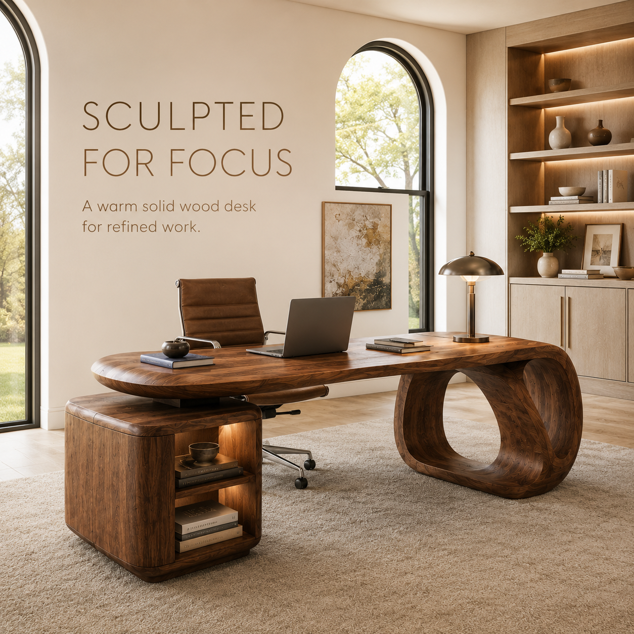 Darian Portal Executive Desk - Design 010 - product image 02