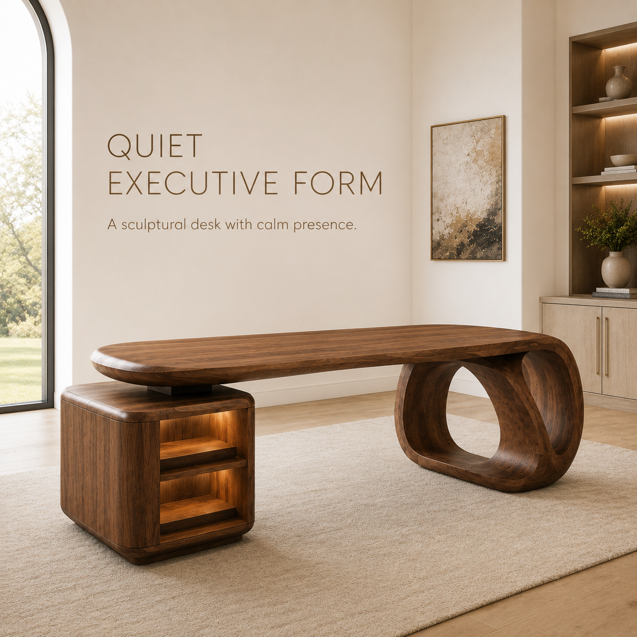 Darian Portal Executive Desk - Design 010 - product image 03