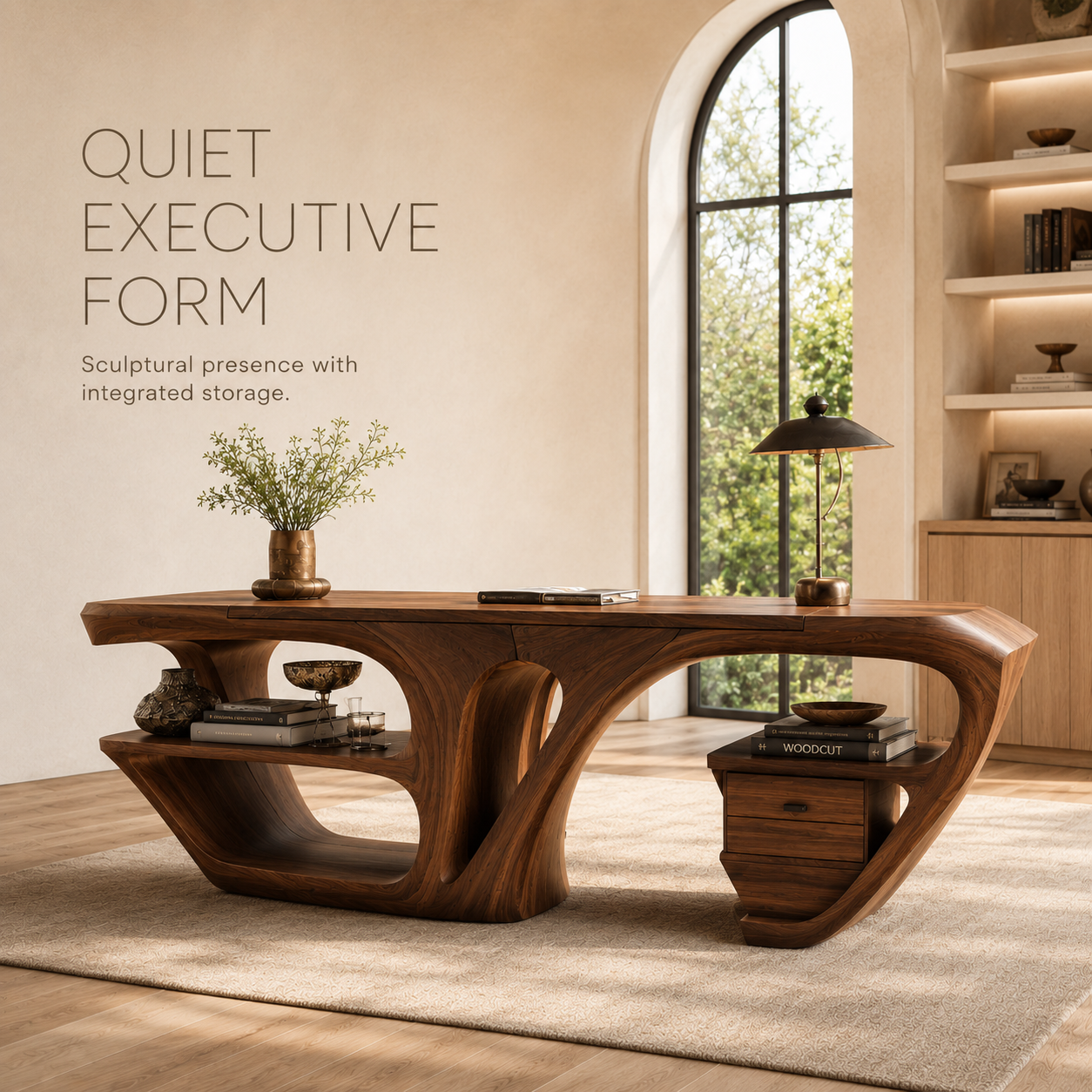 Orin Organic Modern Desk - Design 011 - product image 03