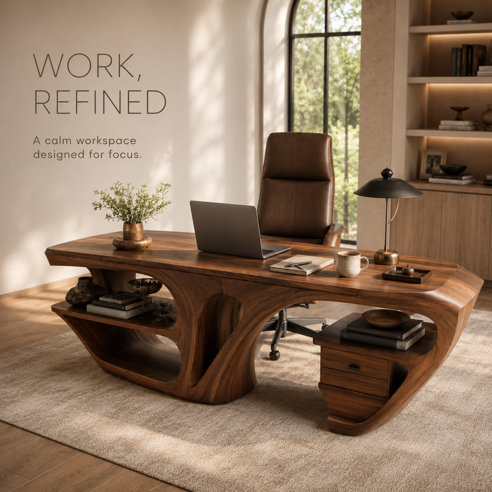 Orin Organic Modern Desk - Design 011 - product image 07