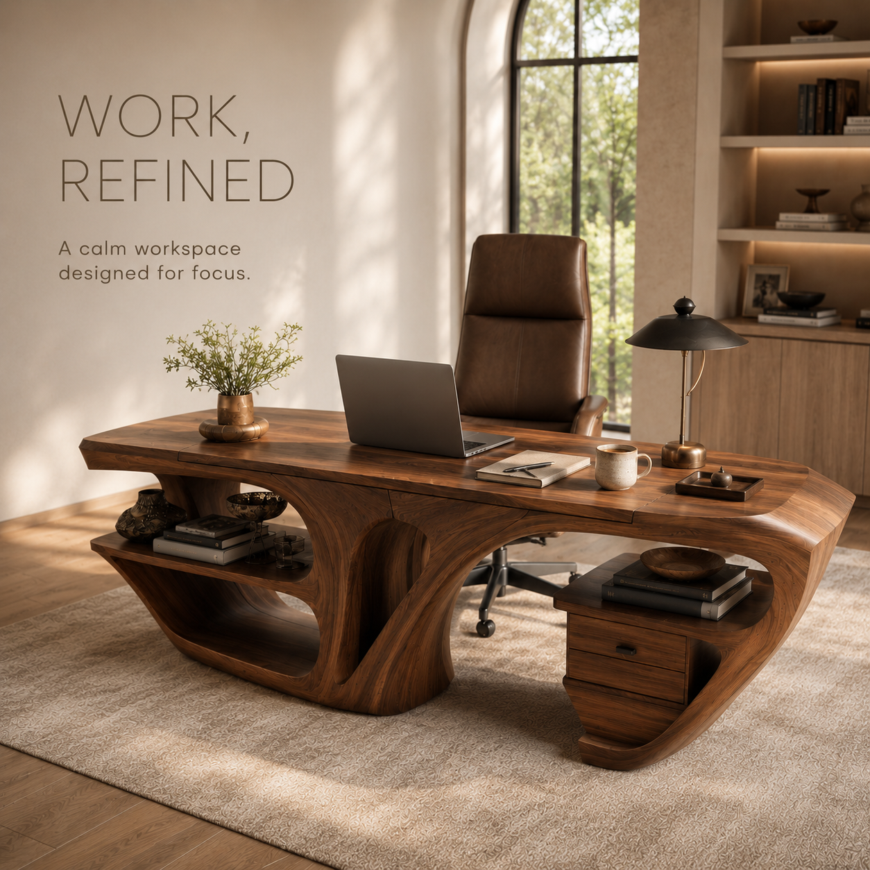 Orin Organic Modern Desk - Design 011 - product image 07