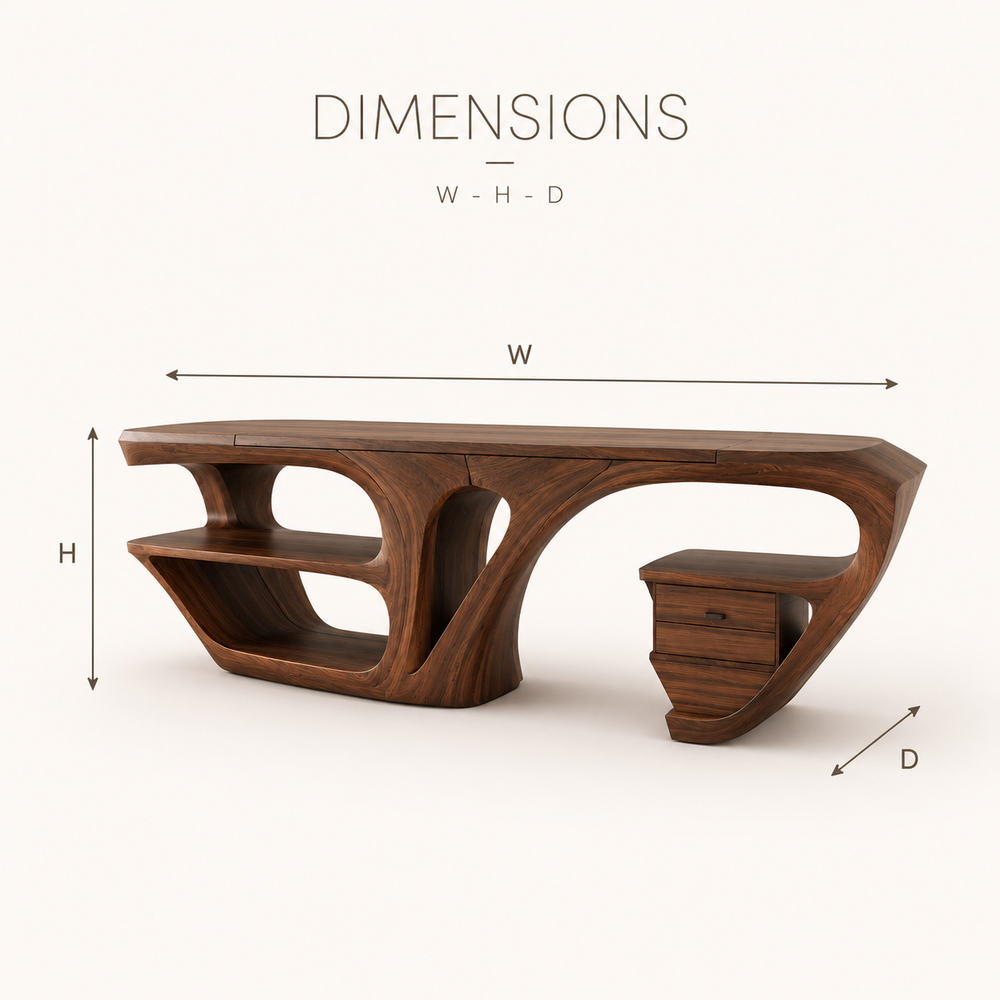 Orin Organic Modern Desk - Design 011 - product image 08