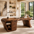 Vale Modern Solid Wood Desk - Design 015 - main view