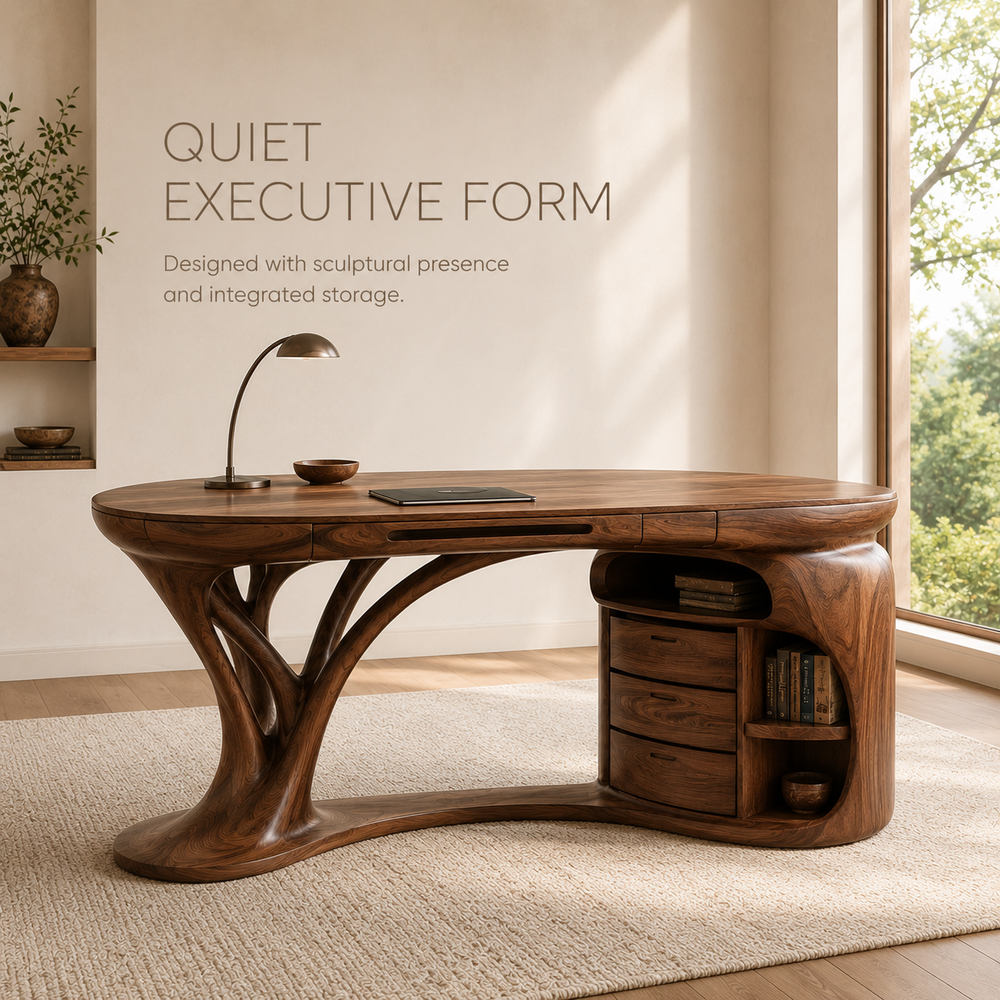 Celine Curved Home Office Desk - Design 016 - product image 03