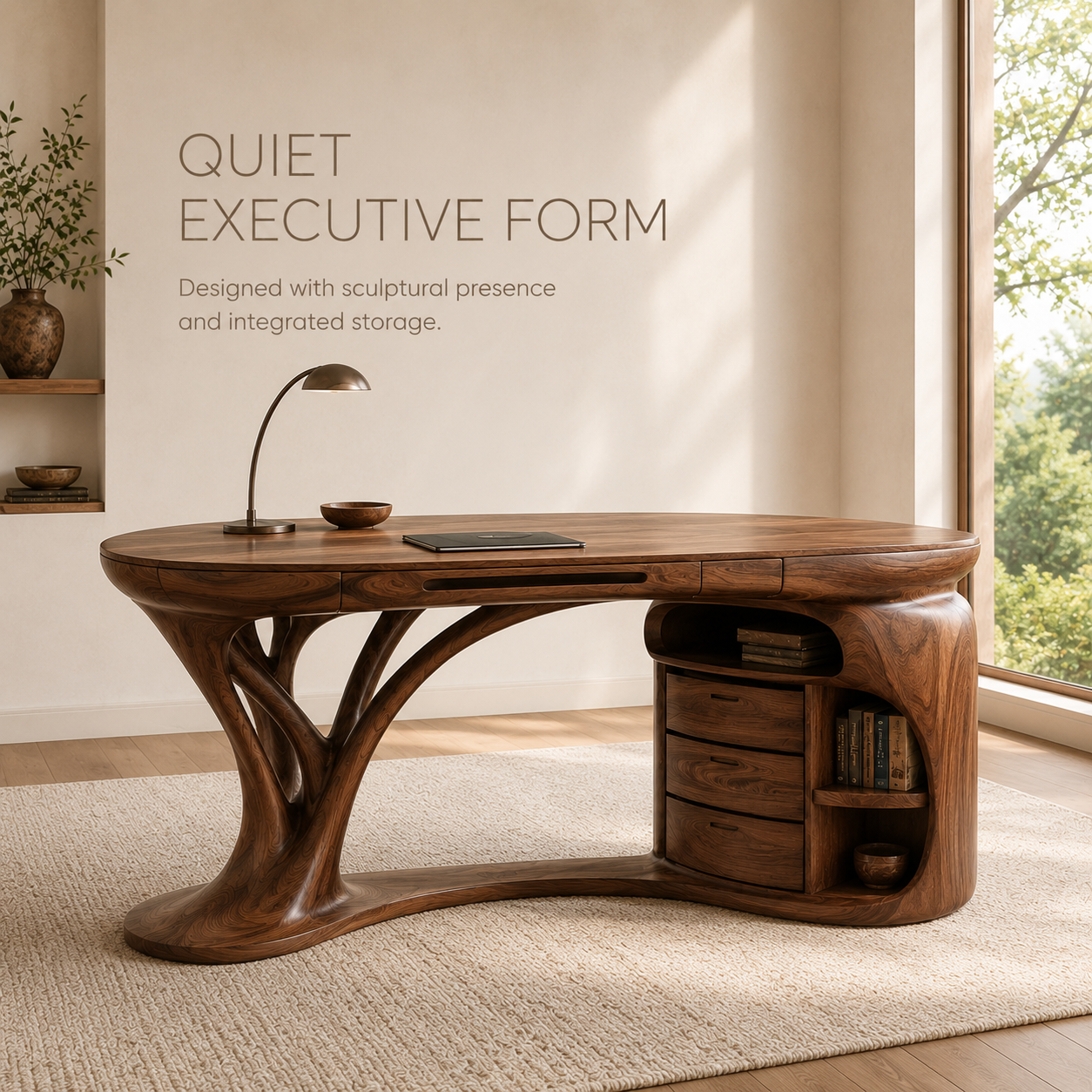 Celine Curved Home Office Desk - Design 016 - product image 03