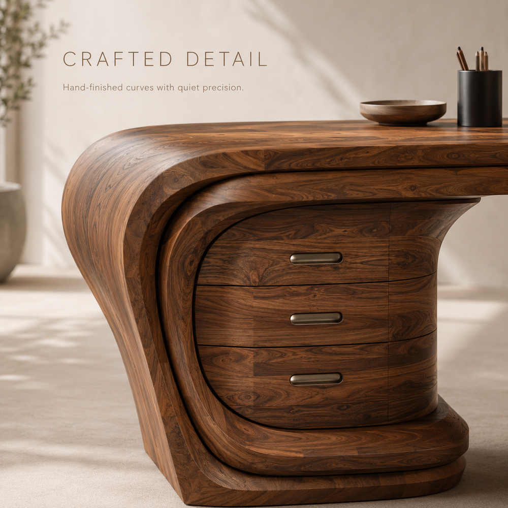 Alden Warm Walnut Desk - Design 017 - product image 07