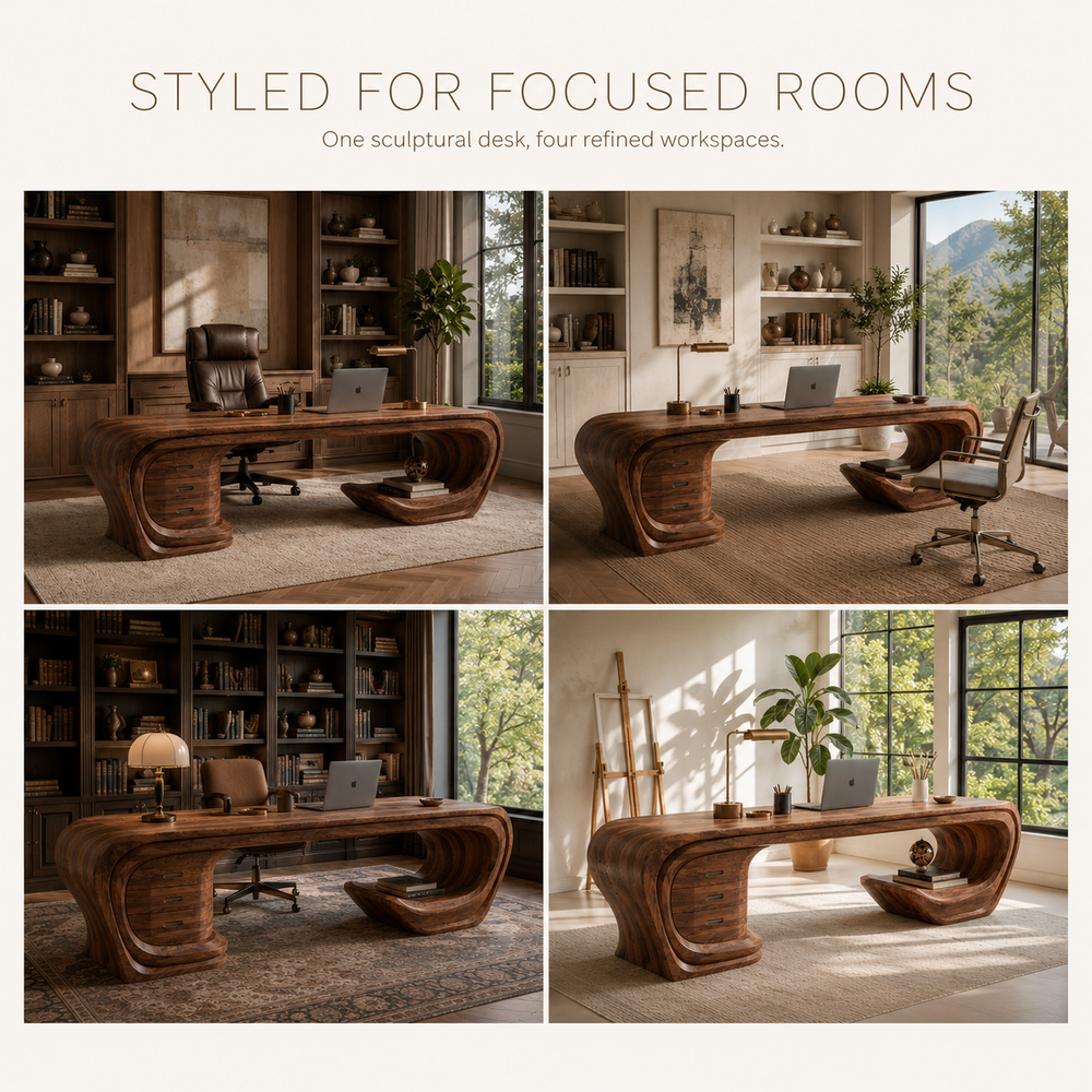 Alden Warm Walnut Desk - Design 017 - product image 11