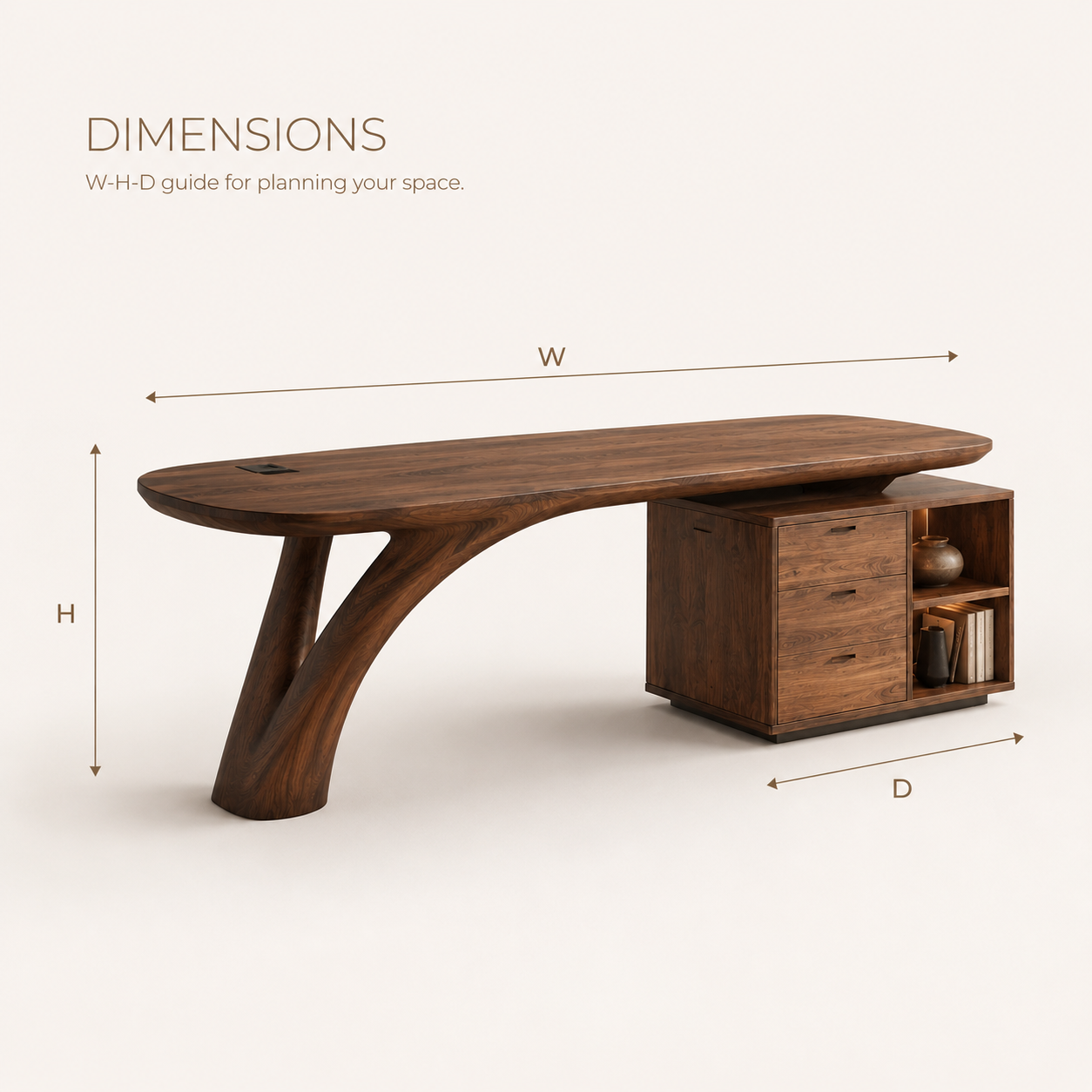 Talia Soft Edge Desk - Design 019 - product image 09