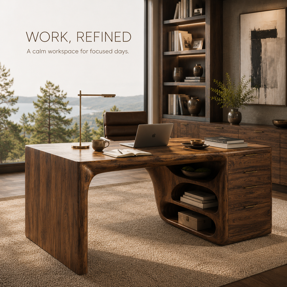 Mira Flow Wood Desk - Design 020 - product image 07