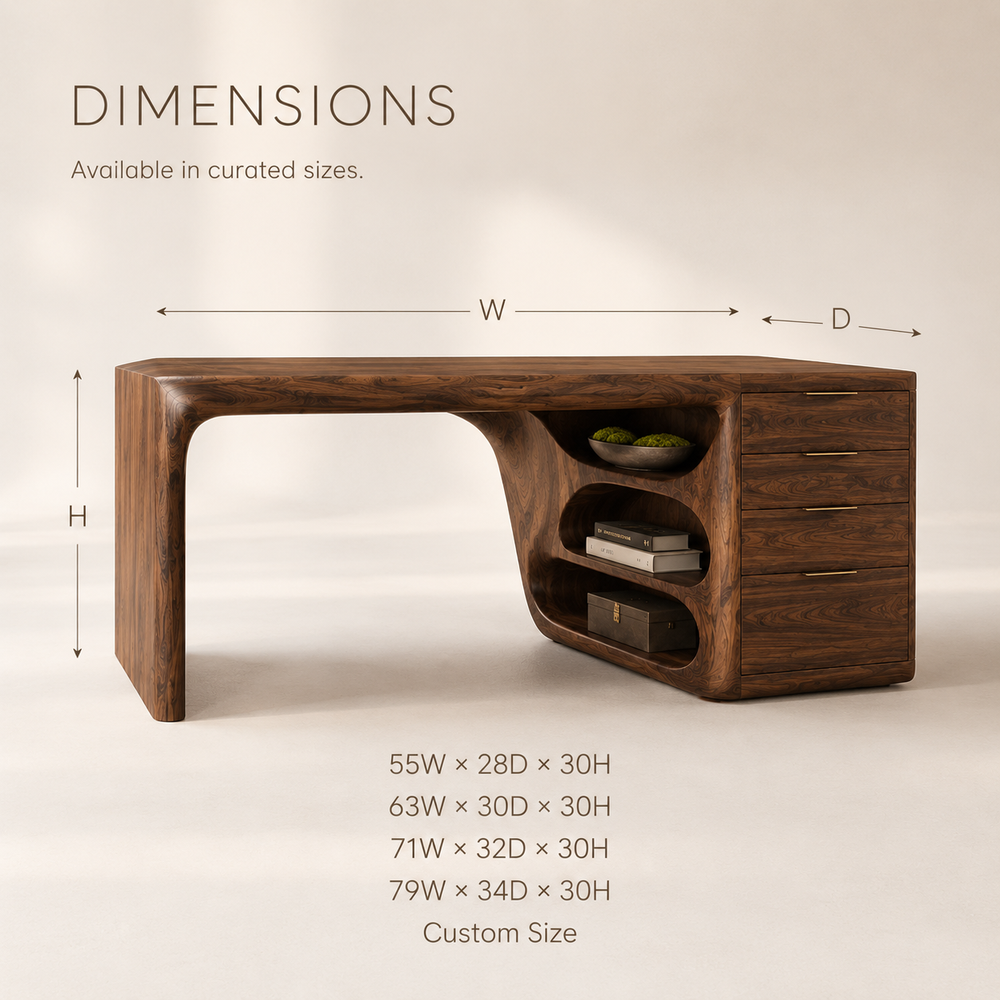 Mira Flow Wood Desk - Design 020 - product image 08