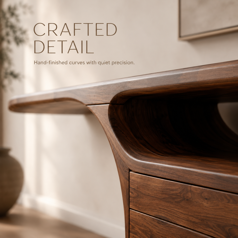 Avery Sculptural Executive Desk - Design 021 - product image 06