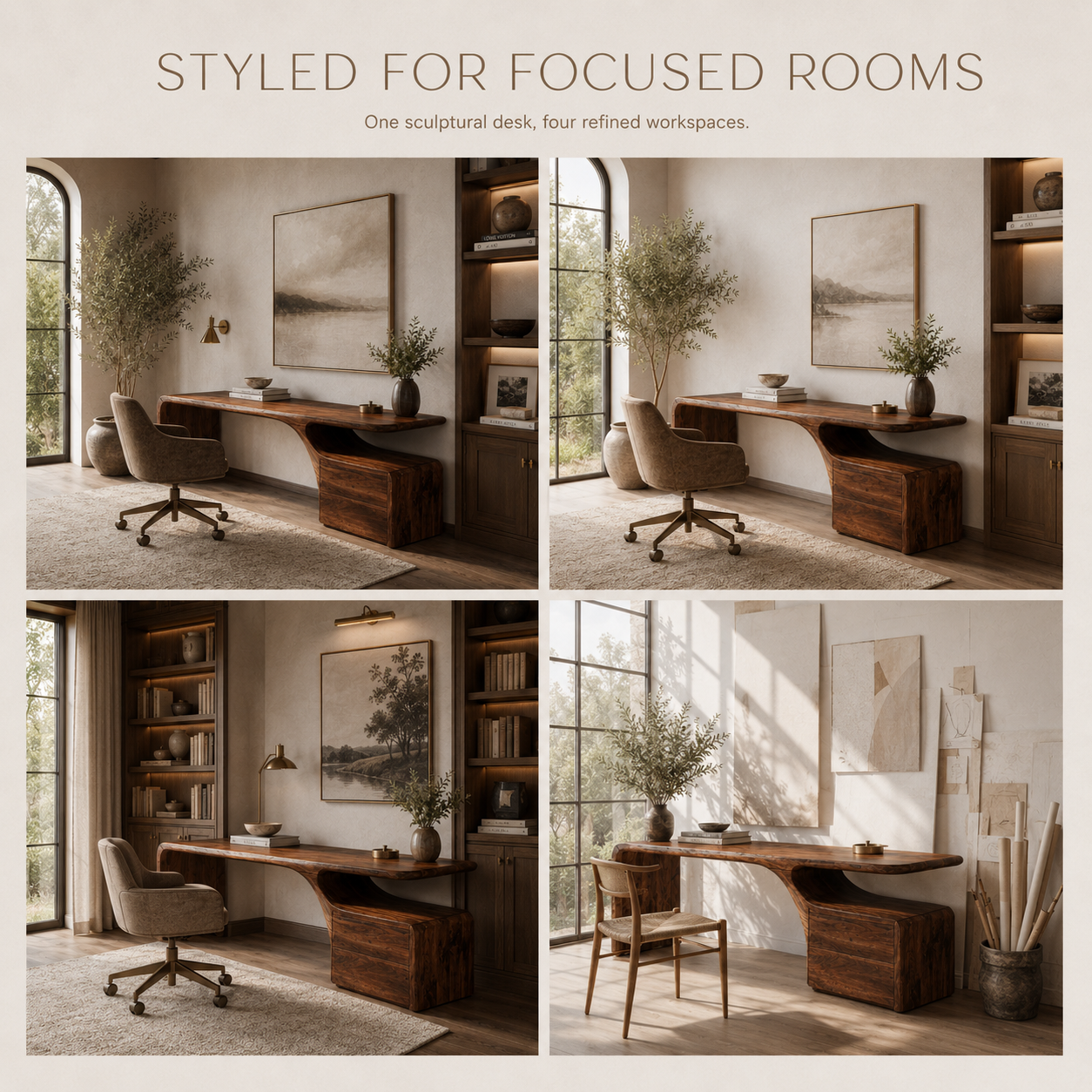 Avery Sculptural Executive Desk - Design 021 - product image 10
