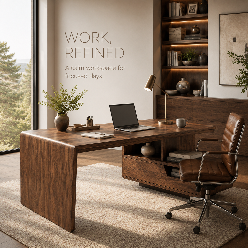 Marin Organic Modern Writing Desk - Design 023 - product image 07