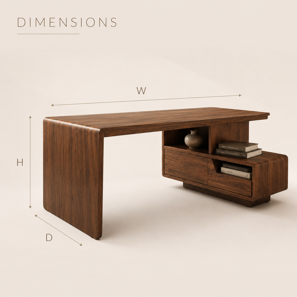 Marin Organic Modern Writing Desk - Design 023 - product image 08