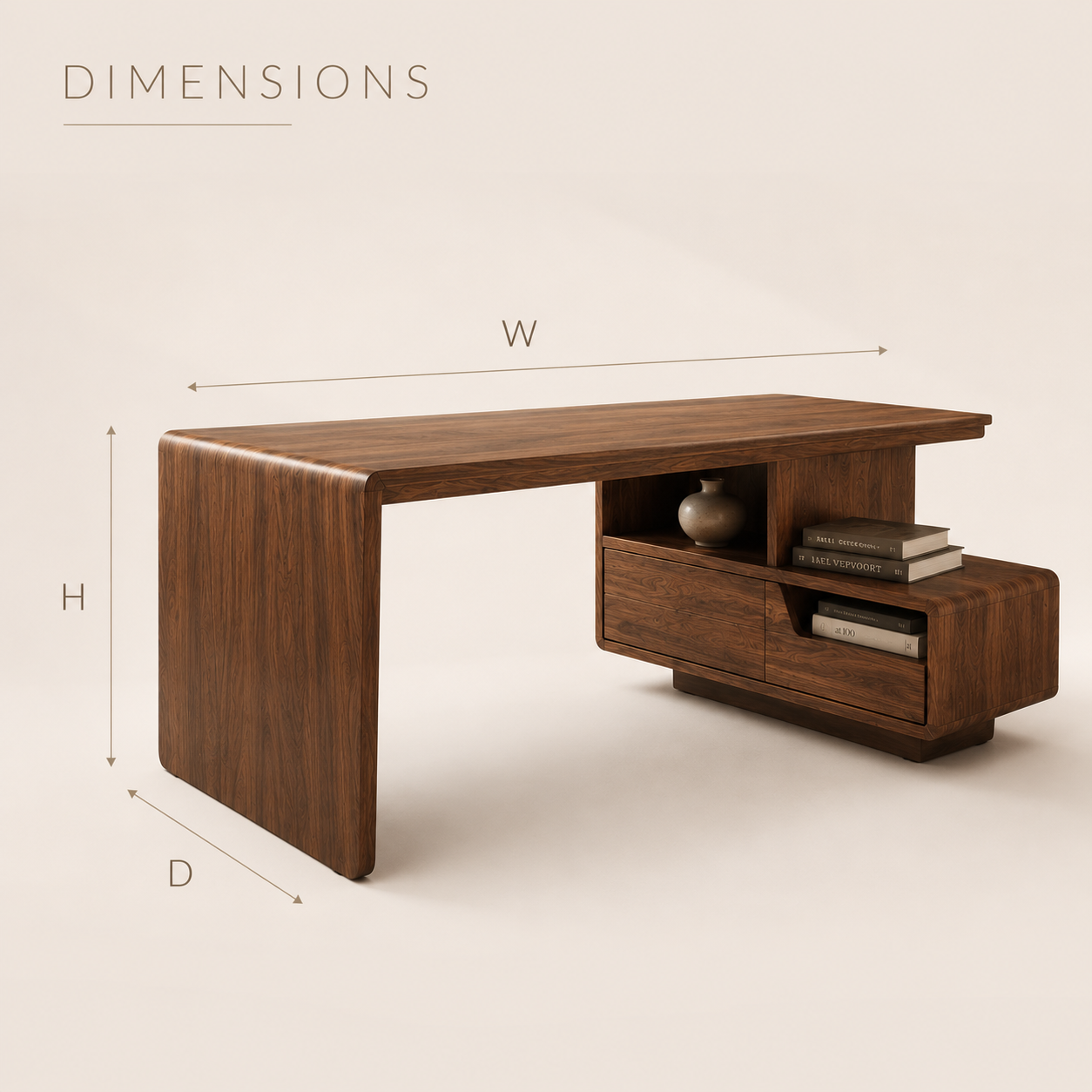 Marin Organic Modern Writing Desk - Design 023 - product image 08