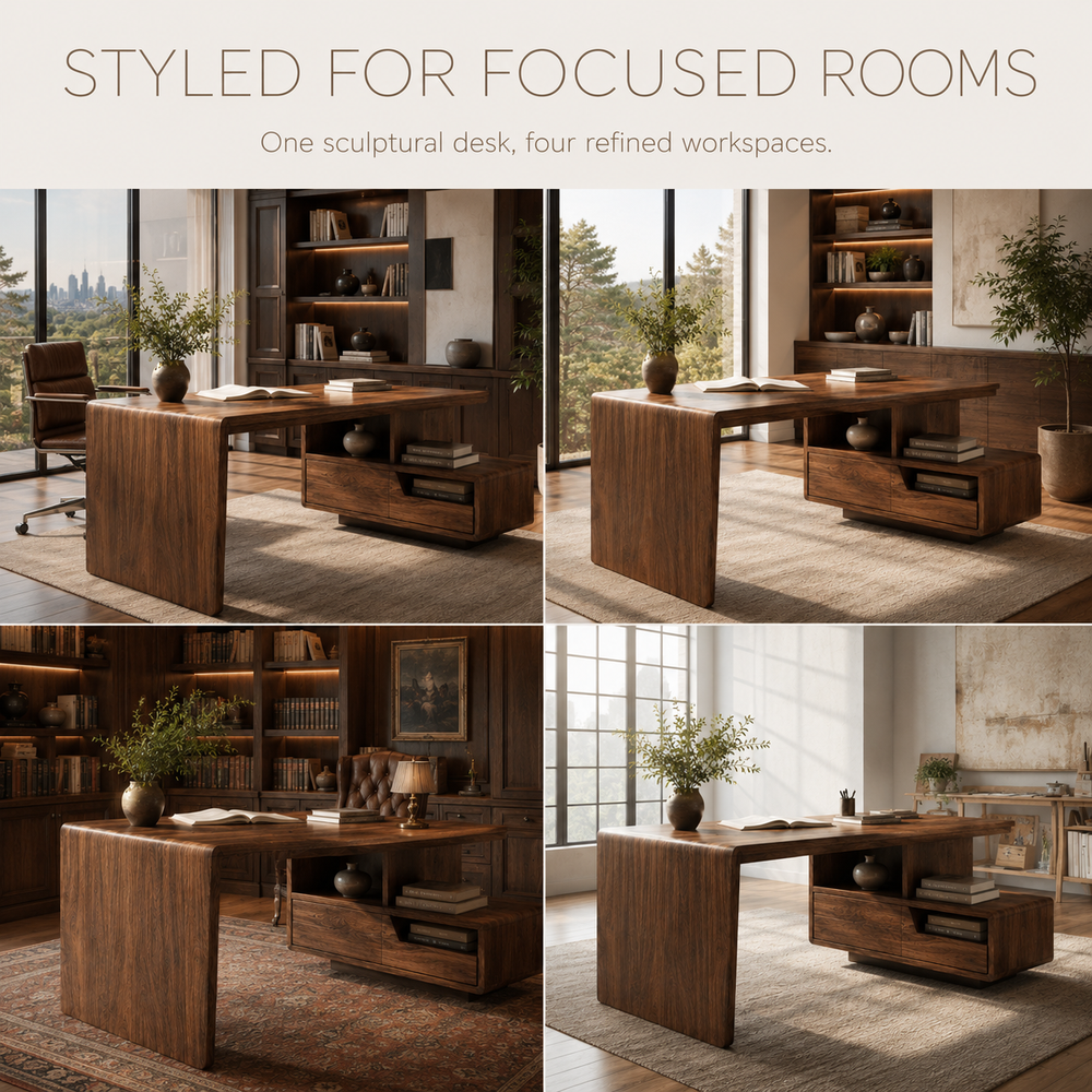 Marin Organic Modern Writing Desk - Design 023 - product image 11