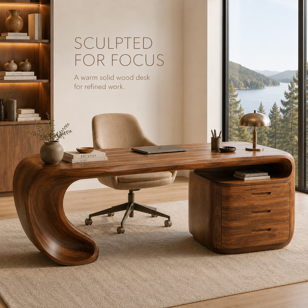 Isla Statement Home Office Desk - Design 024 - product image 02