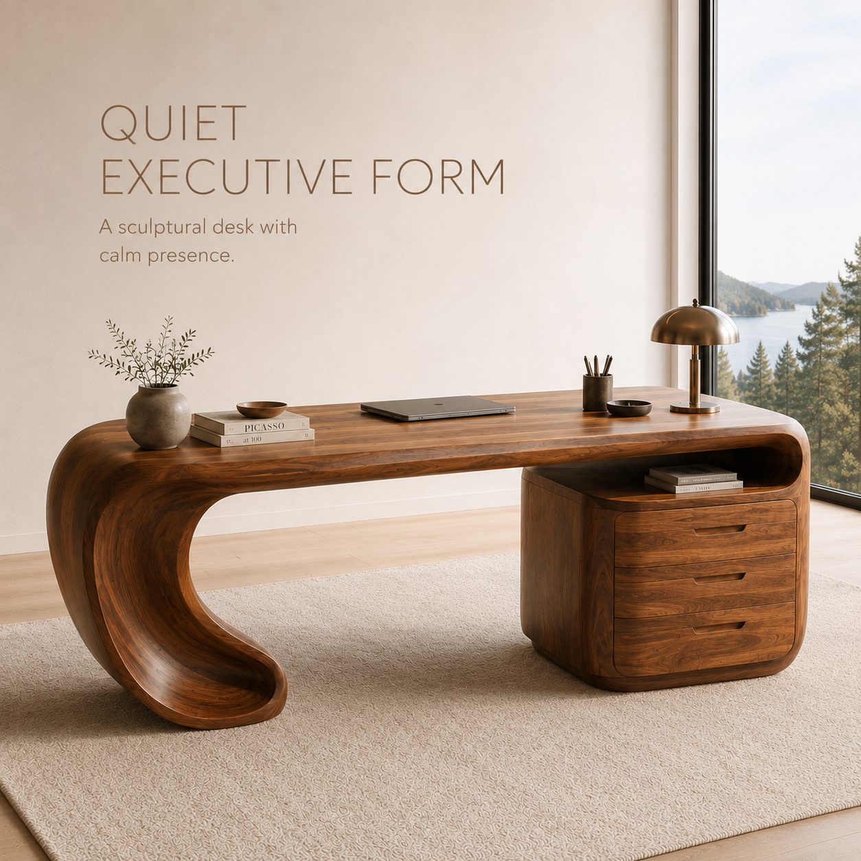 Isla Statement Home Office Desk - Design 024 - product image 04