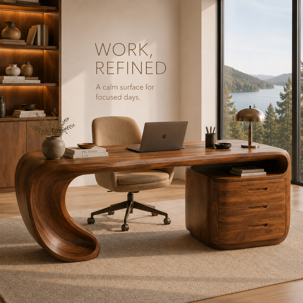 Isla Statement Home Office Desk - Design 024 - product image 08