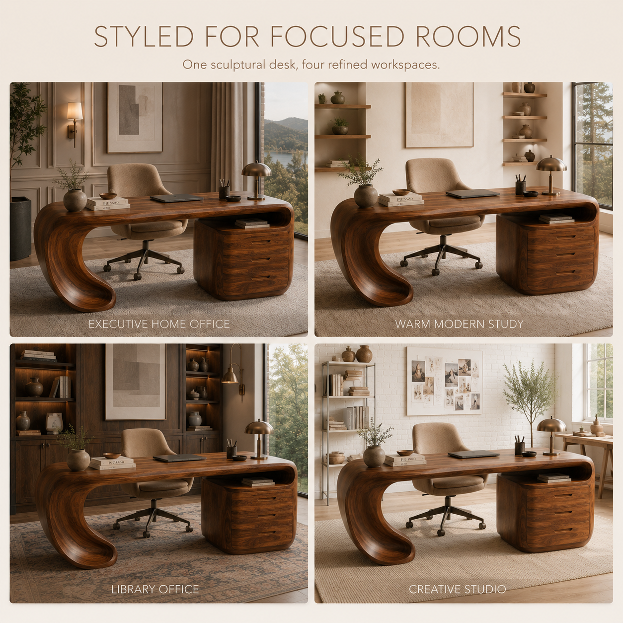 Isla Statement Home Office Desk - Design 024 - product image 11