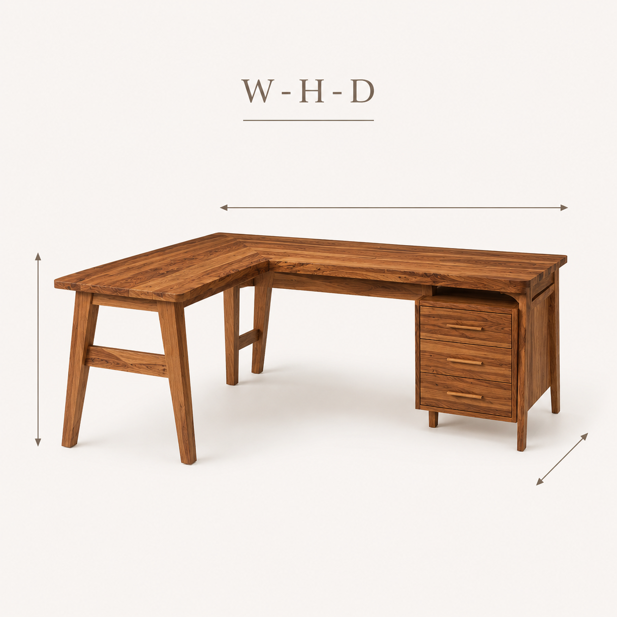 Soren Solid Wood Executive Desk - Design 025 - product image 09