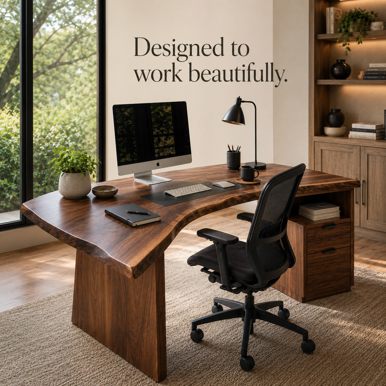 Avery Sculptural Executive Desk - Design 026 - product image 06