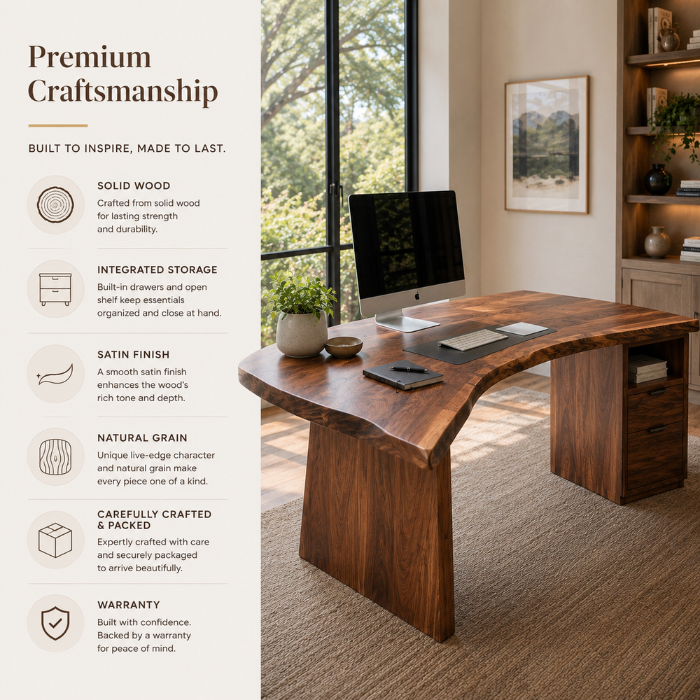 Avery Sculptural Executive Desk - Design 026 - product image 08