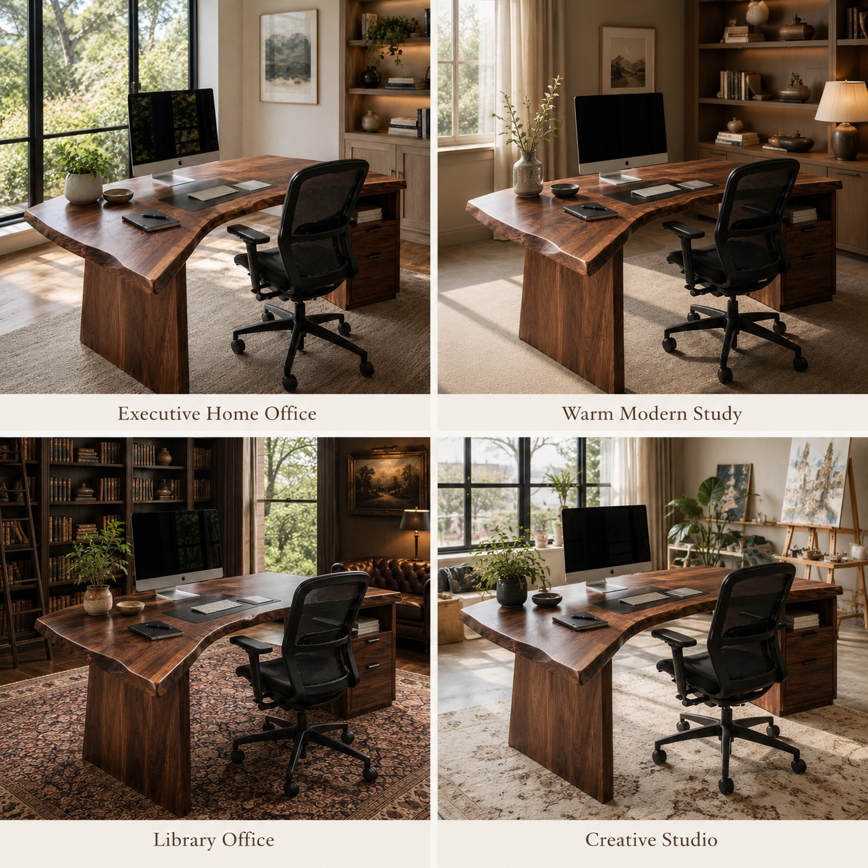 Avery Sculptural Executive Desk - Design 026 - product image 09