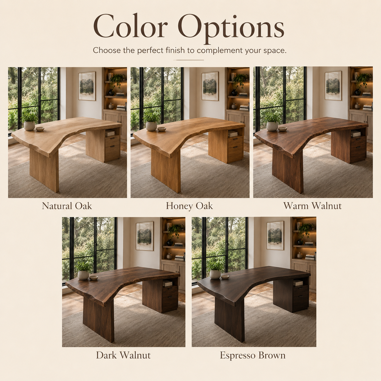 Avery Sculptural Executive Desk - Design 026 - product image 10
