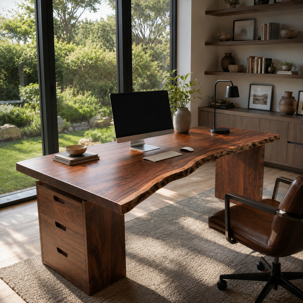 Rowan Curved Wood Office Desk - Design 027 - product image 11