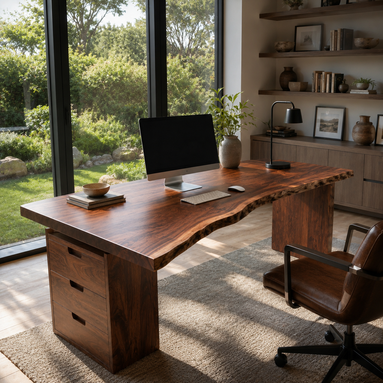 Rowan Curved Wood Office Desk - Design 027 - product image 11