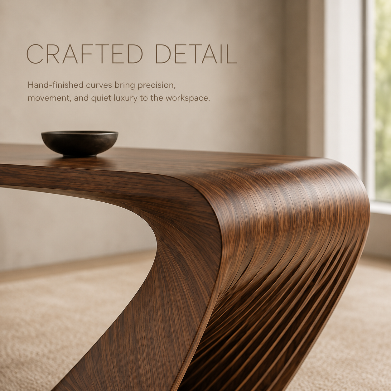 Marin Organic Modern Writing Desk - Design 028 - product image 06
