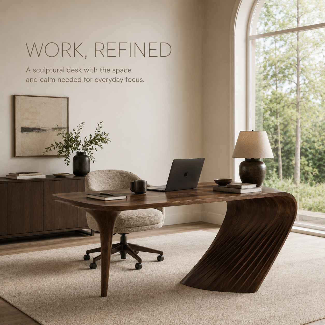 Marin Organic Modern Writing Desk - Design 028 - product image 07