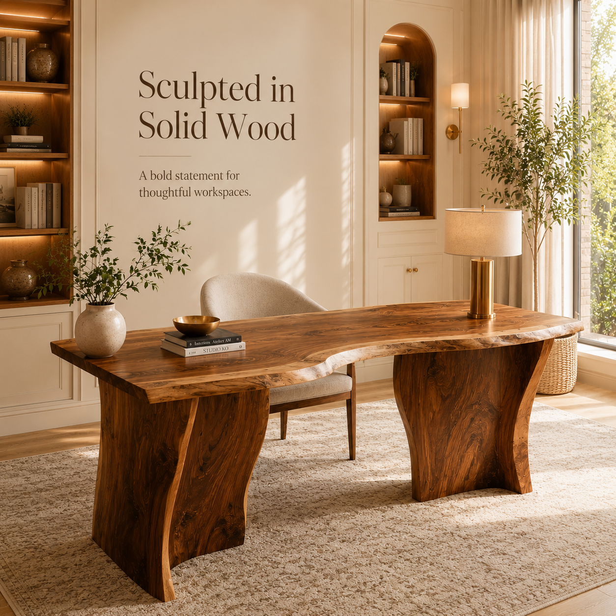 Isla Statement Home Office Desk - Design 029 - product image 02