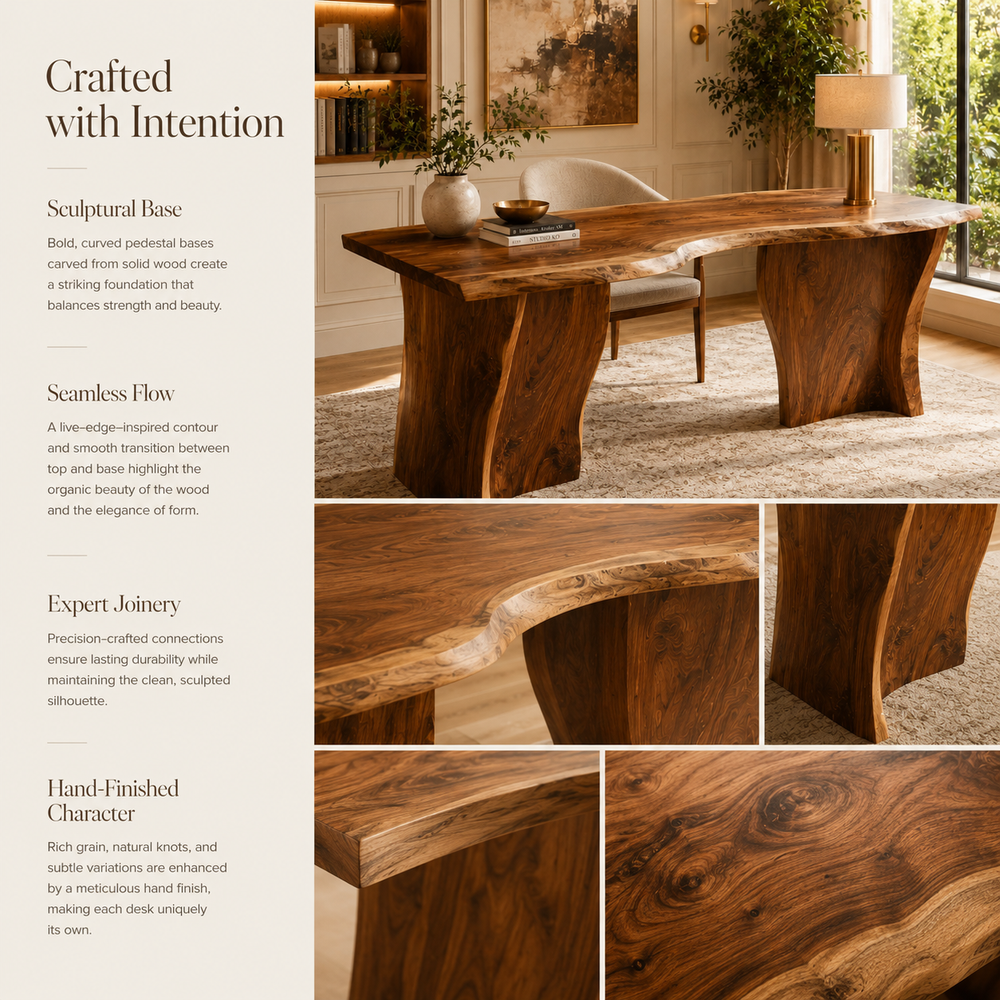 Isla Statement Home Office Desk - Design 029 - product image 05