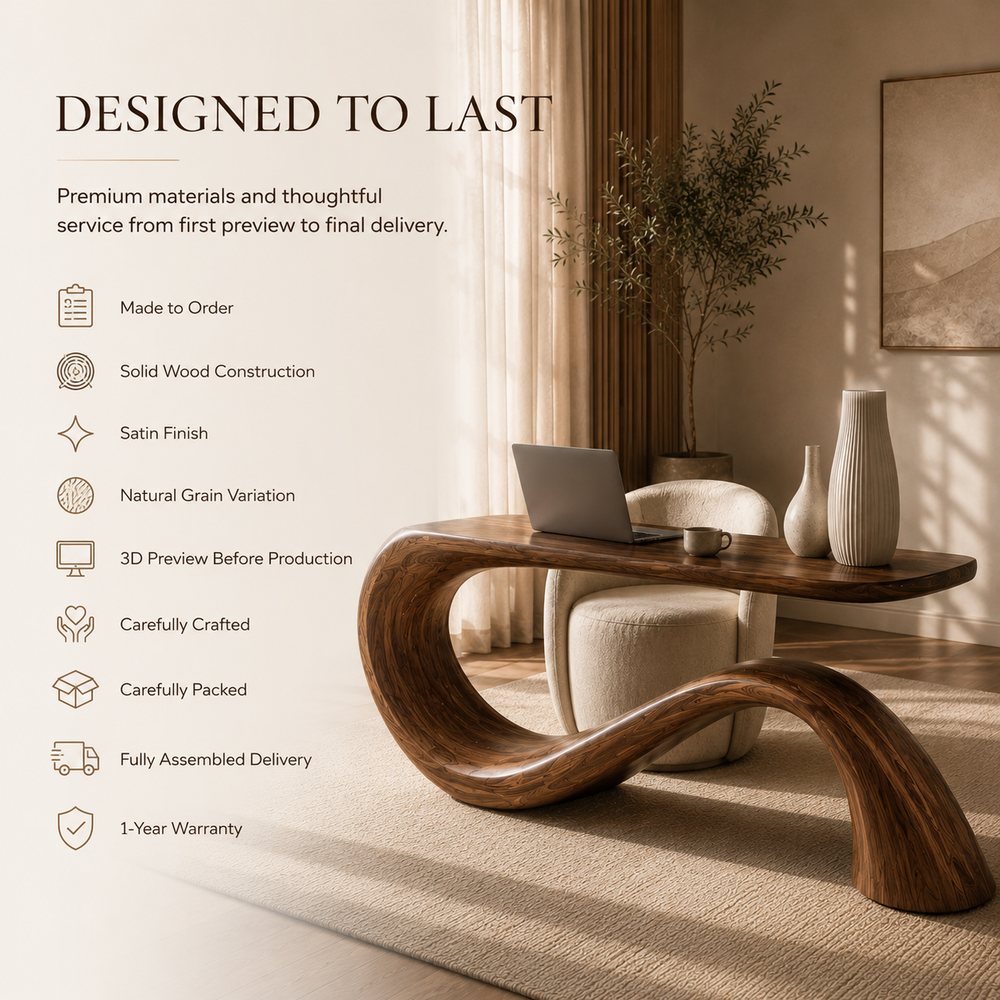 Veyra Soft Curve Desk - Design 032 - product image 09