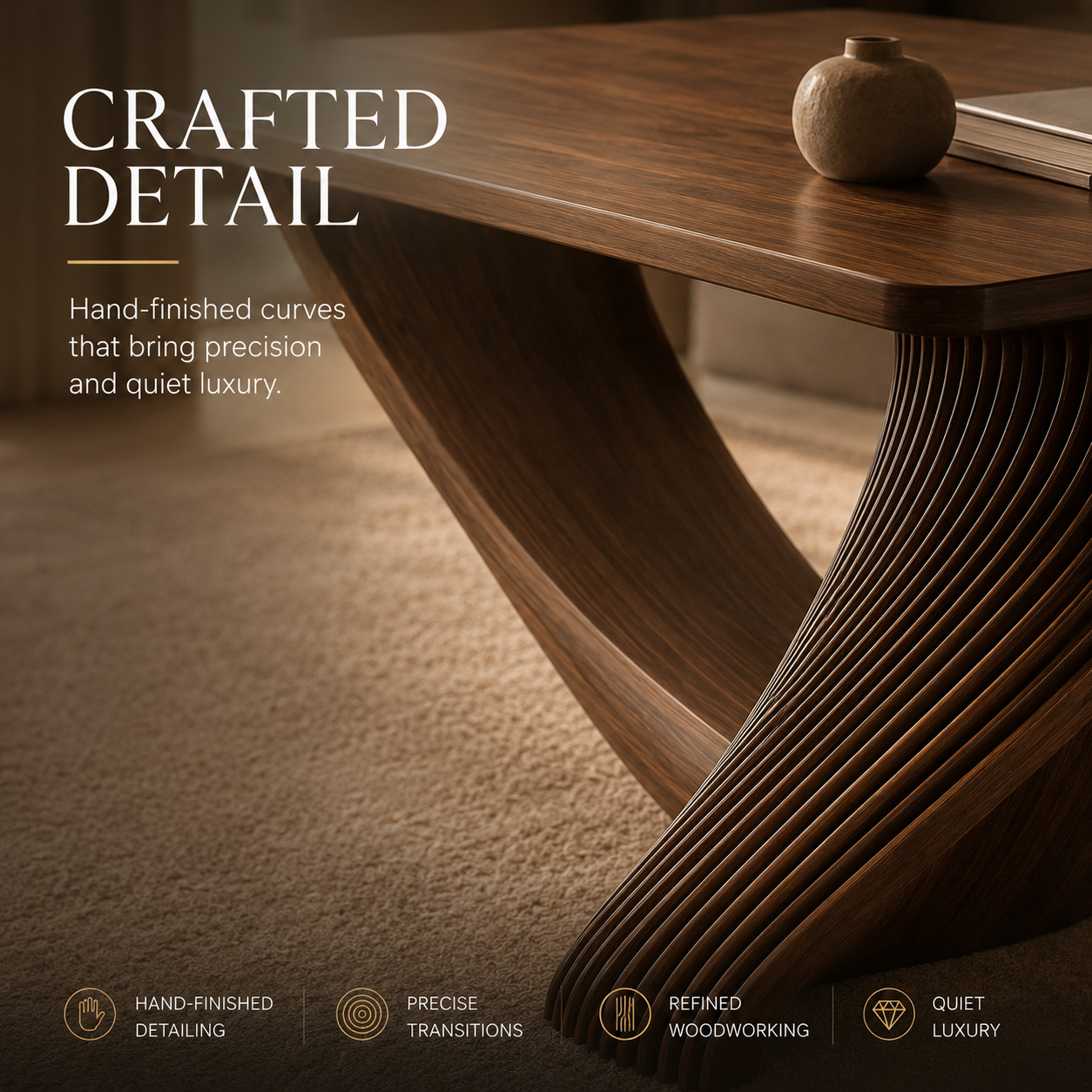 Calder Warm Wood Work Desk - Design 033 - product image 06