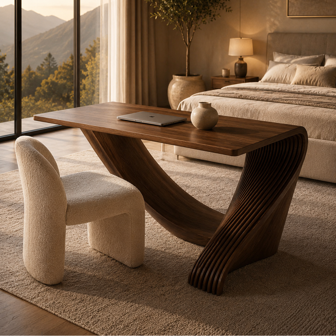Calder Warm Wood Work Desk - Design 033 - product image 08