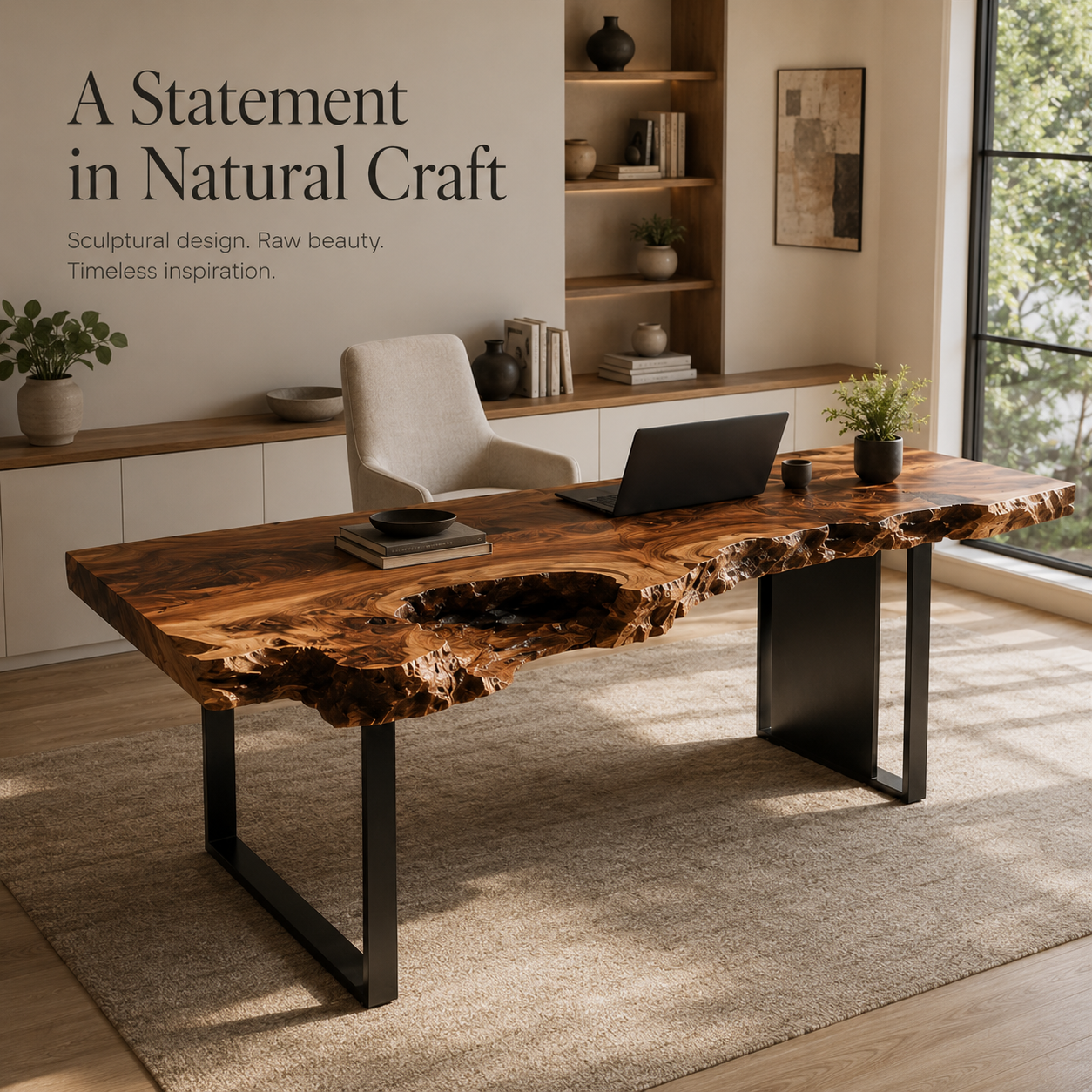 Avery Sculptural Executive Desk - Design 034 - product image 02