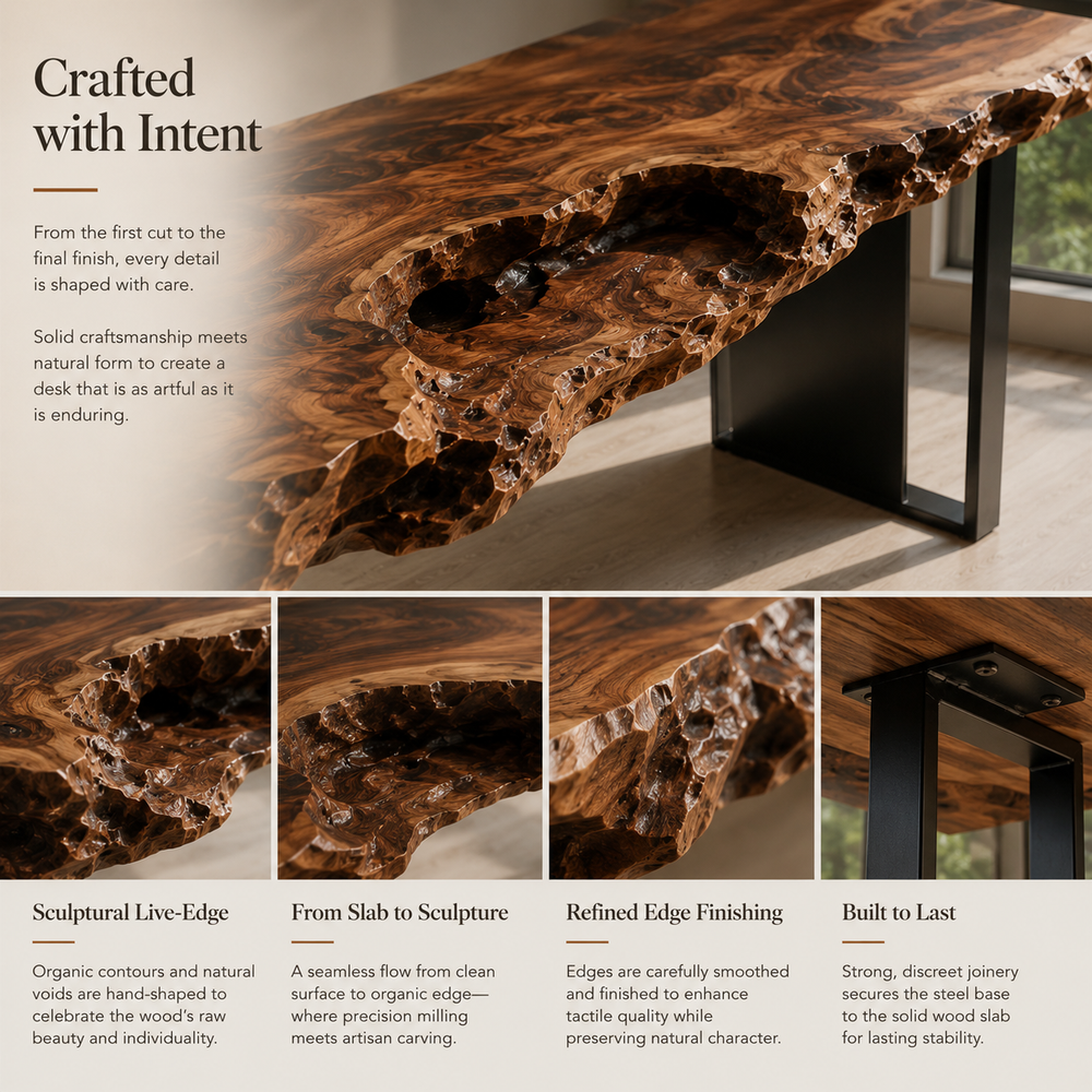 Avery Sculptural Executive Desk - Design 034 - product image 06