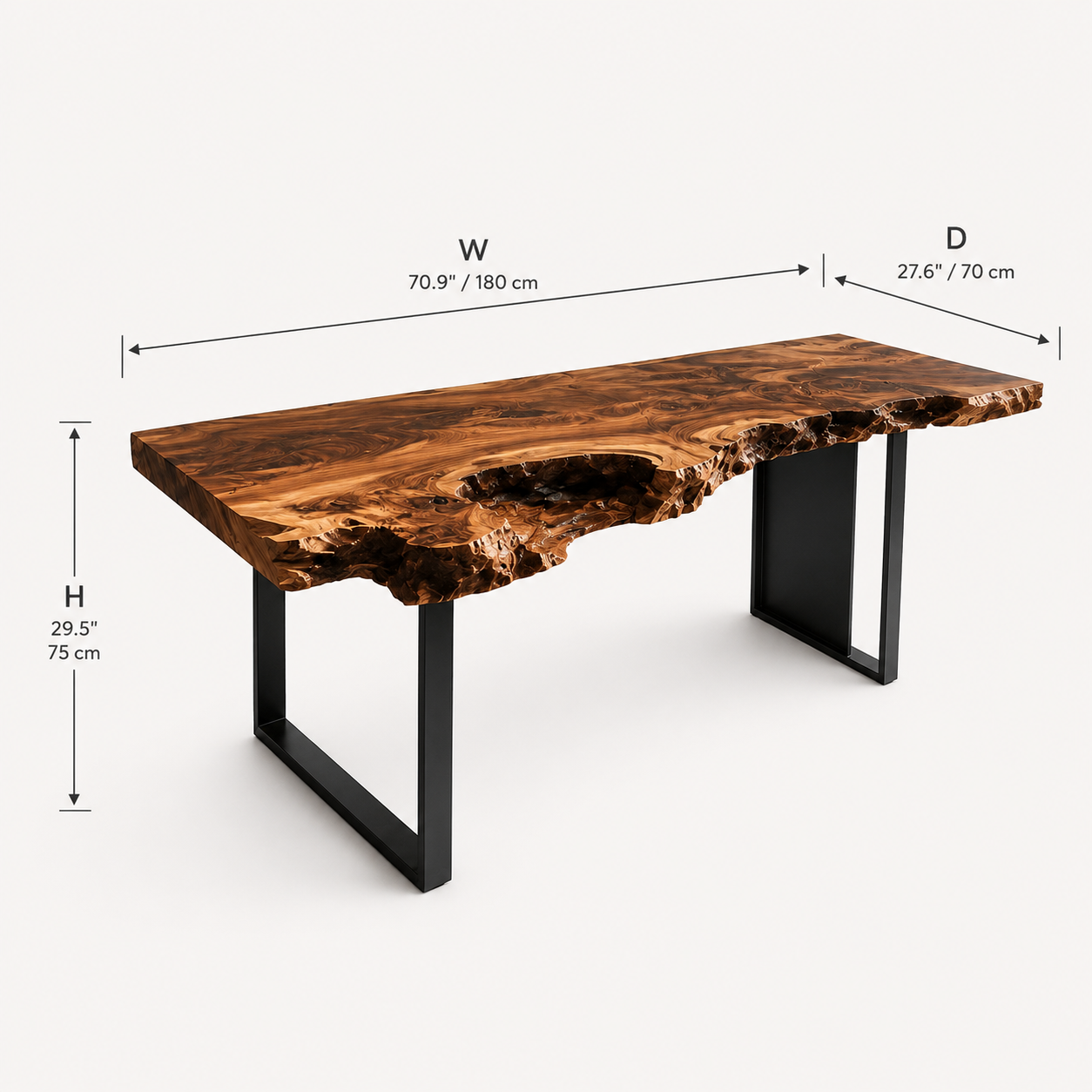 Avery Sculptural Executive Desk - Design 034 - product image 08