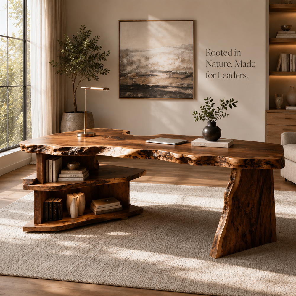 Isla Statement Home Office Desk - Design 037 - main view