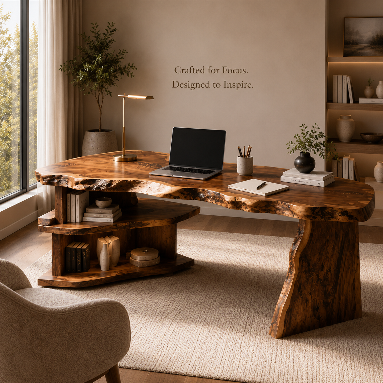 Isla Statement Home Office Desk - Design 037 - product image 07
