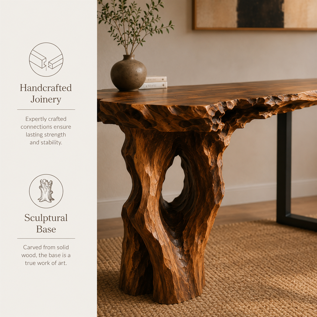 Soren Solid Wood Executive Desk - Design 038 - product image 05